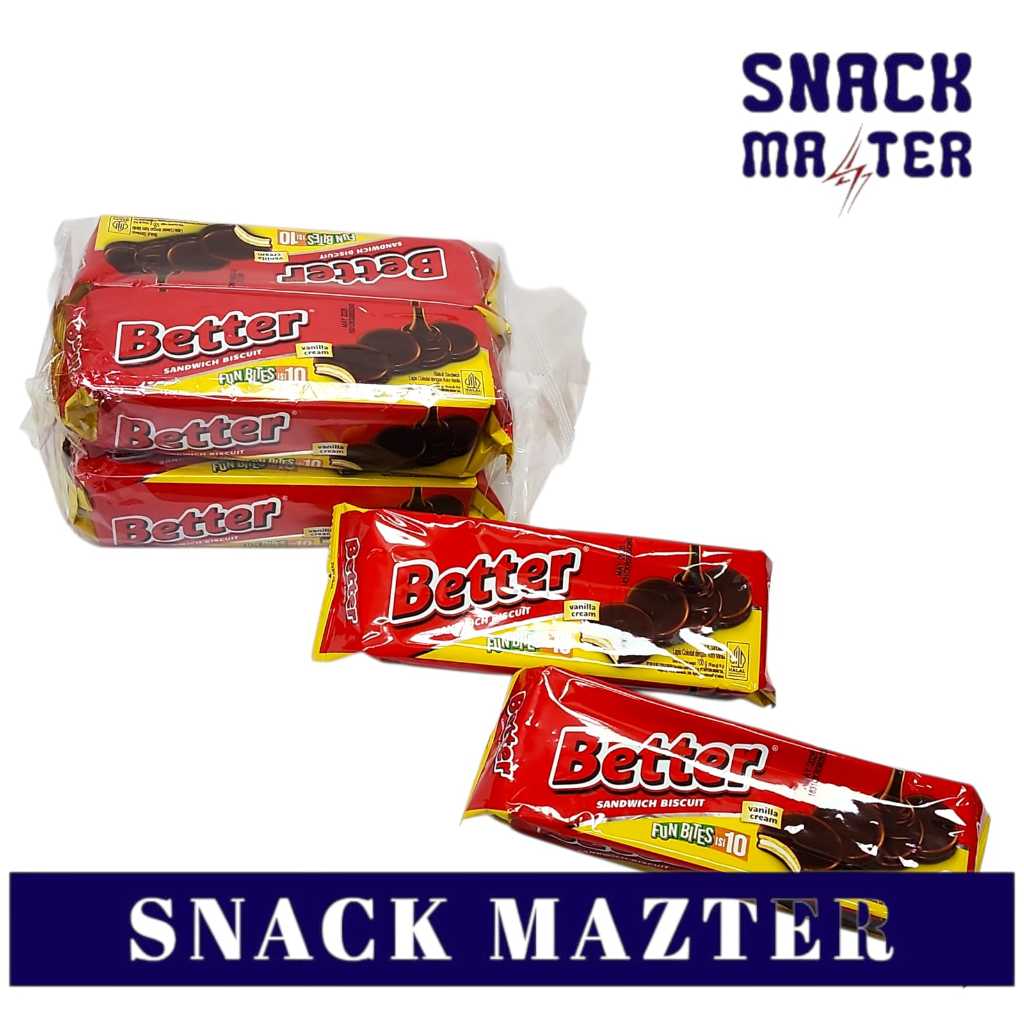 

Better Sandwich Biscuits Fun Bites BAG- Netto 100 gr x 4 pack