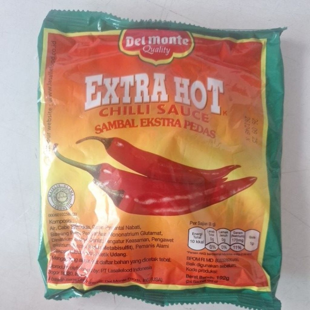 

DELMONTE EXTRA HOT SACHET 8GR