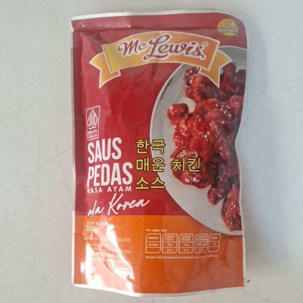 

MCLEWIS SAUS KOREAN 250GR