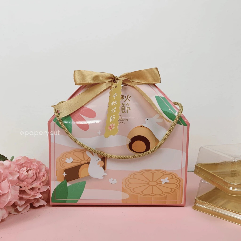 

Ribbon Bag Box Tali Kue Cookies Toples 2 Jar Hampers Mooncake Festival Mid autumn