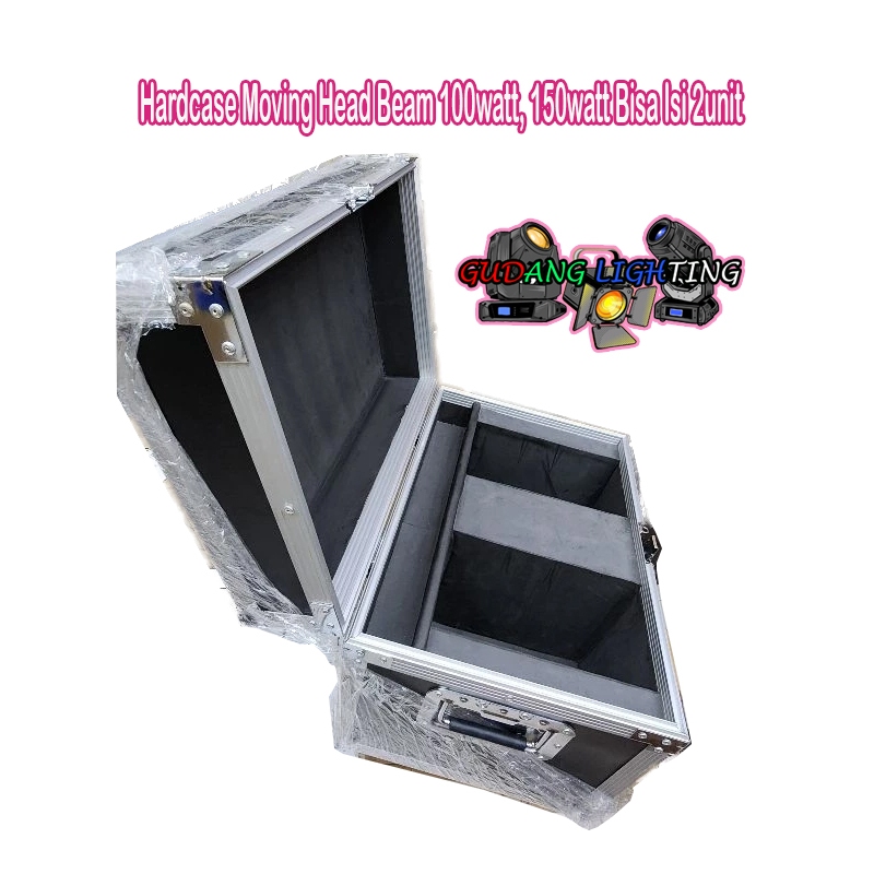 Hardcase Lampu Moving Head Beam 100watt / 150watt Bisa Isi 2unit Beam Tanpa Roda