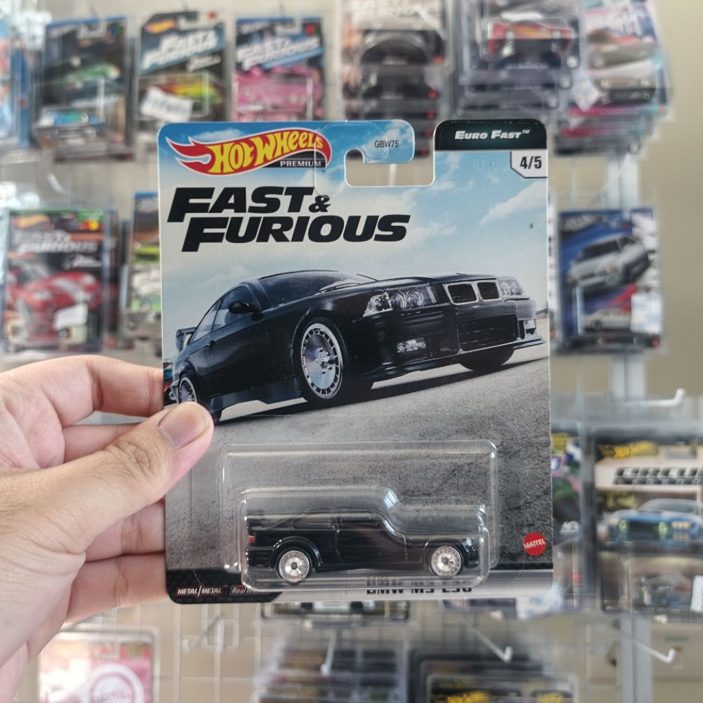 (READY) Hot Wheels BMW M3 Black Fast & Furious FREE PROTECTOR