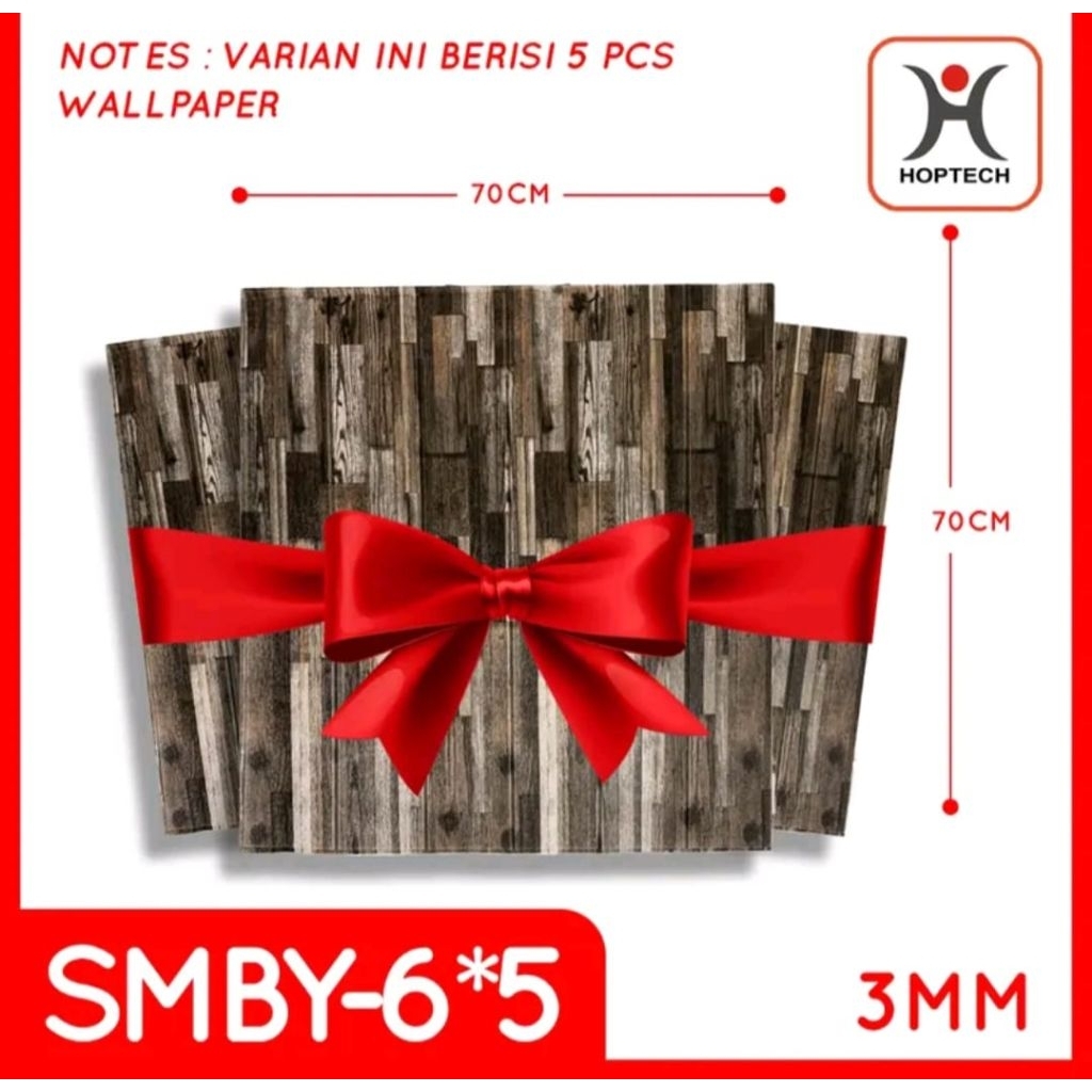 walpaper dinding motif batu alam(10 pcs)