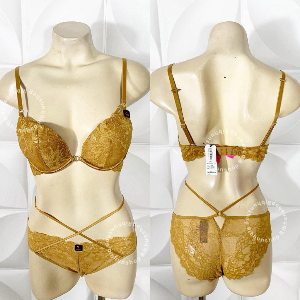 La Senza Original Bra Set Beyond Sexy Gel Push Up Size 32B/S 32C/S 34A/S 34B/S,M 34C/M 36B/M,L 36C/L