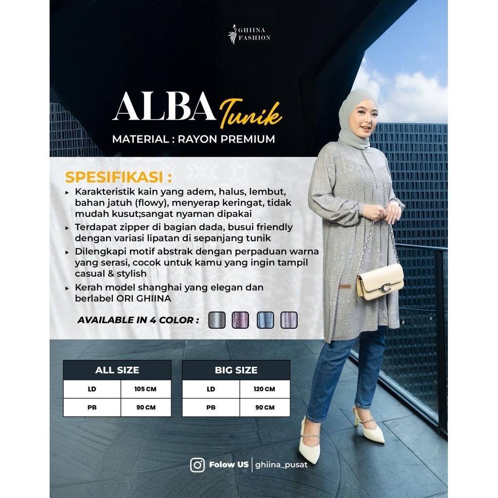ALBA TUNIK BY GHINA FASHION