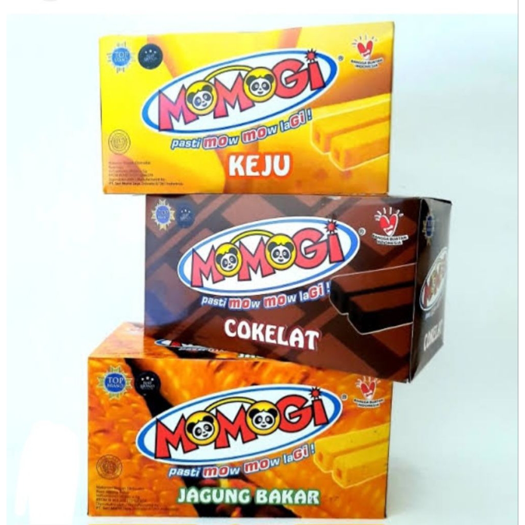 

DUS MOMOGI SNACK ISI 20 x 5 GRAM JAGUNGBAKAR | COKLAT BITE SIZE SNACK ULANG TAHUN/Momogi 1 Box 20pcs Rasa Jagung Bakar Coklat/rasa keju