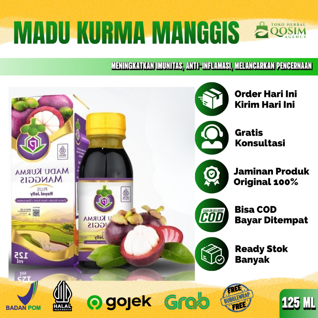

Madu Kurma Manggis Plus Royal Jelly | Habbatussauda 125ml