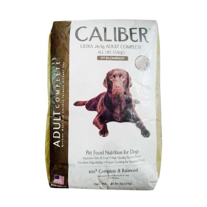 Caliber Ultra 18kg Dog Dry Food - Makanan Anjing Caliber Ultra 18 Kg / Caliber Ultra 18kg