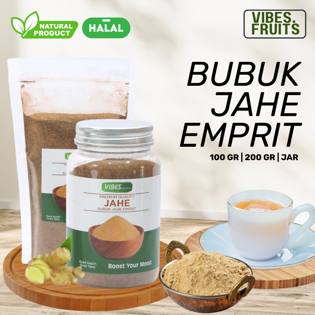 

Bubuk Jahe Emprit Premium 100gr 200gr Murni / Jahe Emprit Bubuk Bumbu Rempah Ginger Powder
