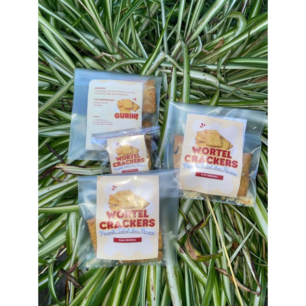 

Workers Genikan Wortel Crackers Rasa Original Tanpa Pengawet Tambahan