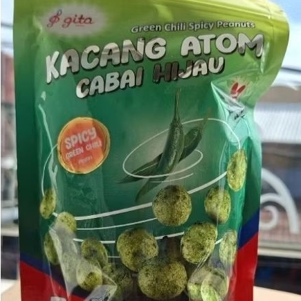 

Kacang Atom Cabai Hijau berat 125g