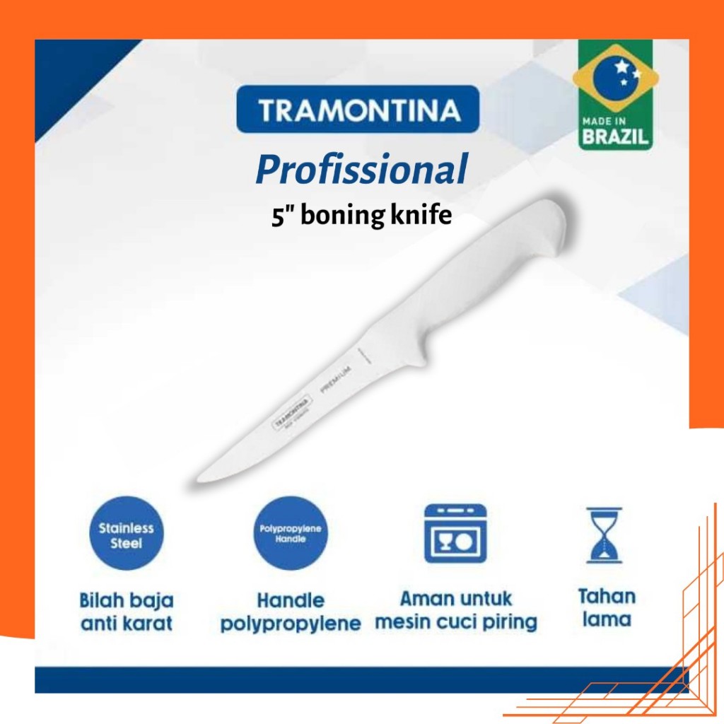 Tramontina Pisau Original 5"/Pisau Boning 24511/085