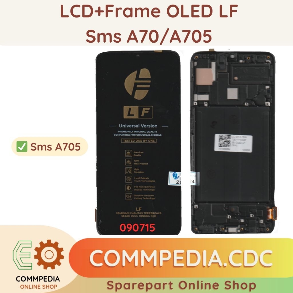 LCD+Frame Sms A70/A705 OLED