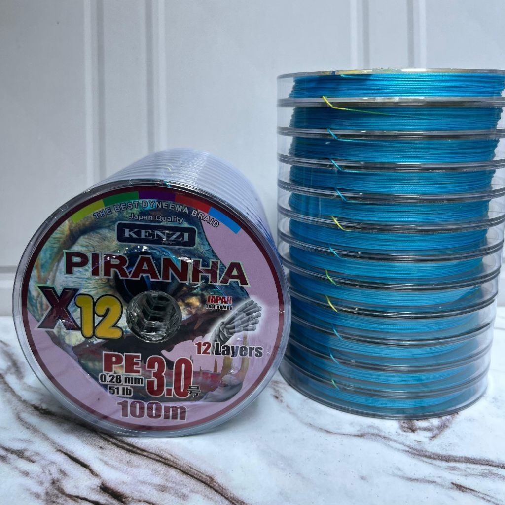 Kenzi Piranha X12 Senar PE 100m 12x100m Multicolor