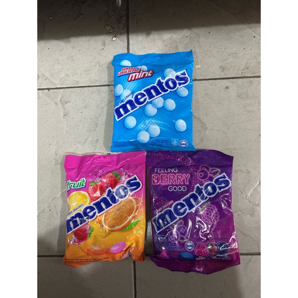 

Mentos sak 121.5/135gram aneka rasa
