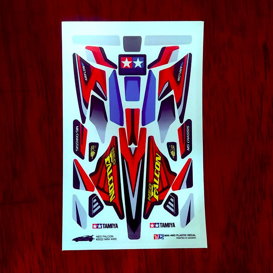 Stiker Neo Falcon - Body Hitam - Vinnyl Lam. Doft