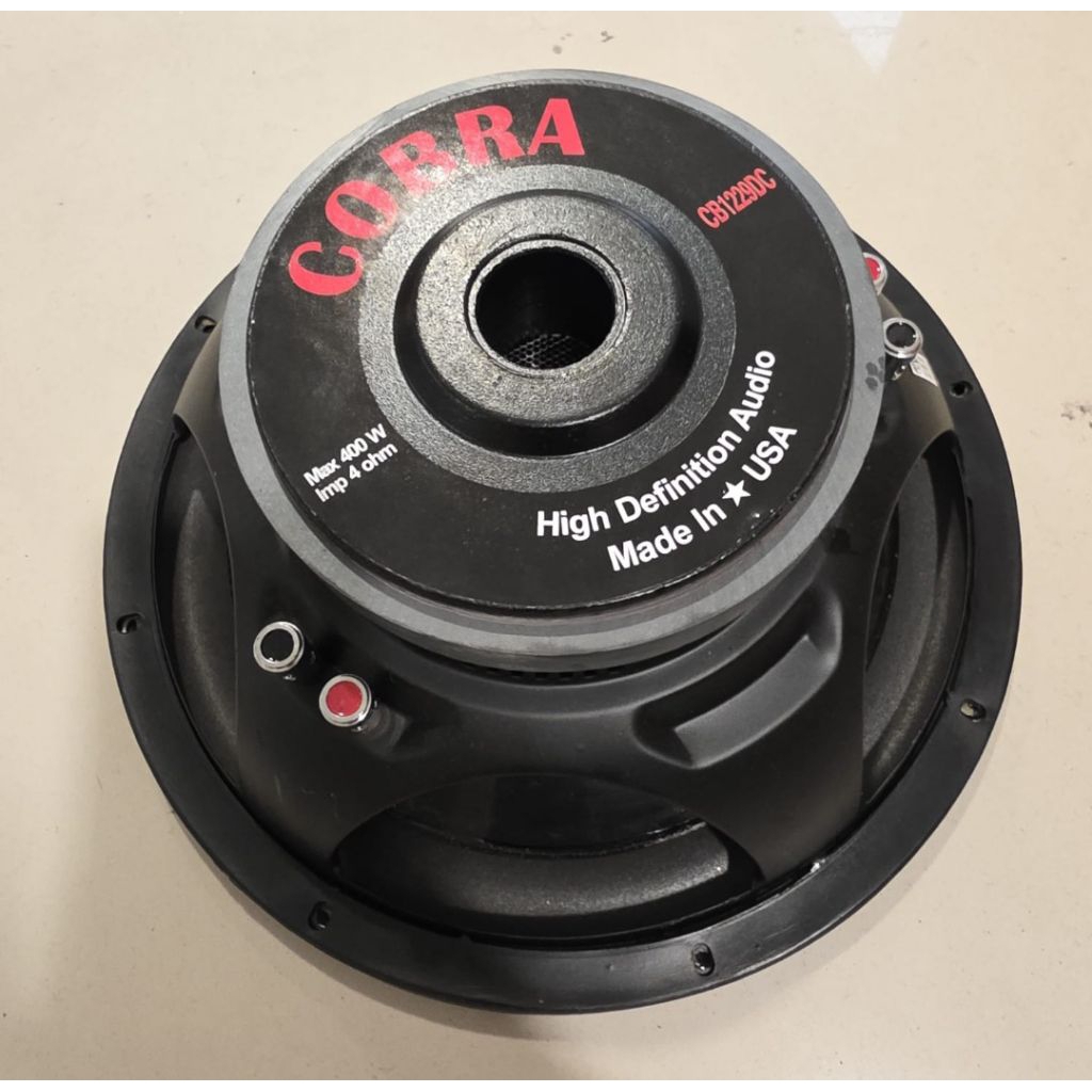 KOMPONEN SPEAKER SUBWOOFER 12 INCH COBRA CB1229DC 400 WATT COBRA