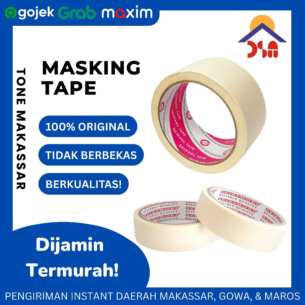 

Masking Tape Daimaru 2 Inch / 48 mm x 21 Meter - Very Recommended