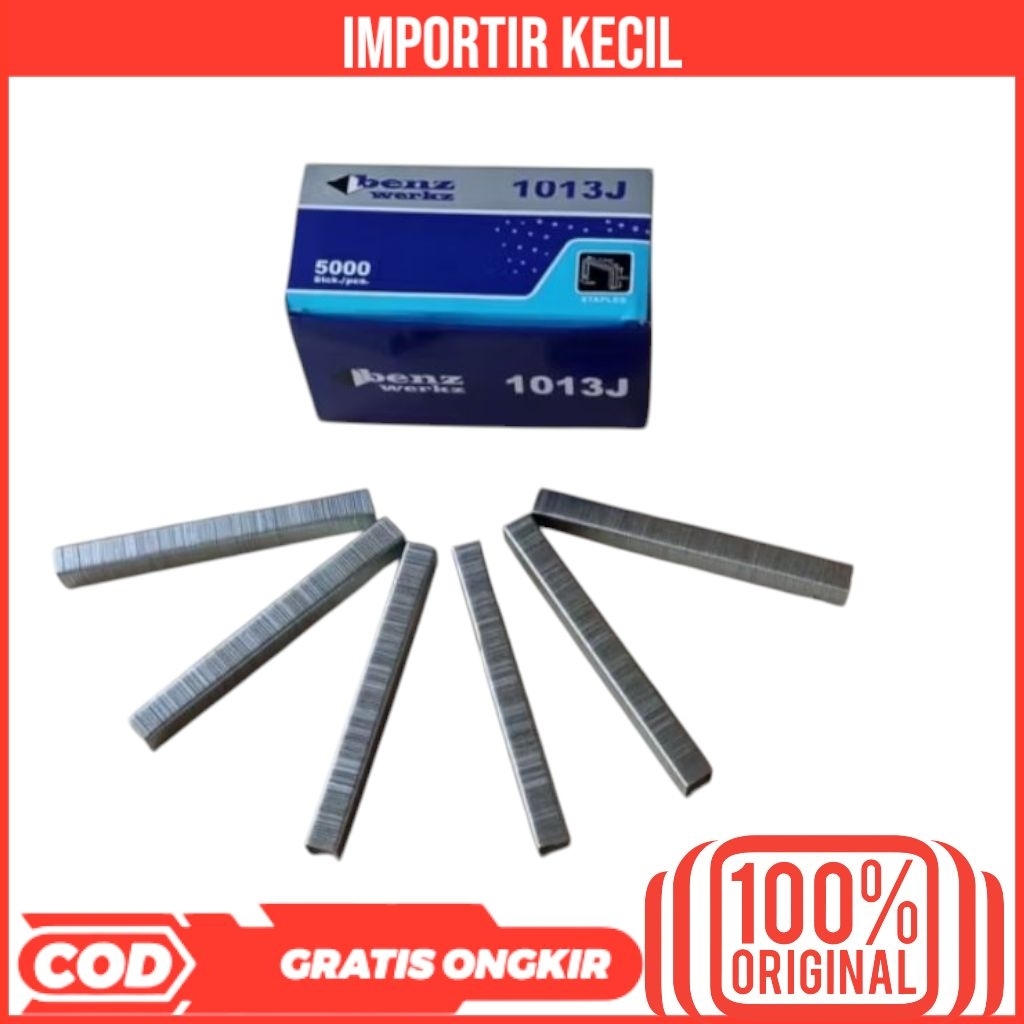 

BENZ 1013J ISI MESIN STAPLES PAKU TEMBAK U MATA NAILER GUN 1013J