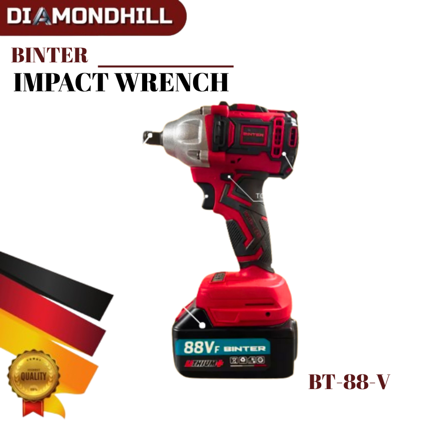 BOR BATREY -CORDLESS IMPACT WRENCH BT - 88V BINTER