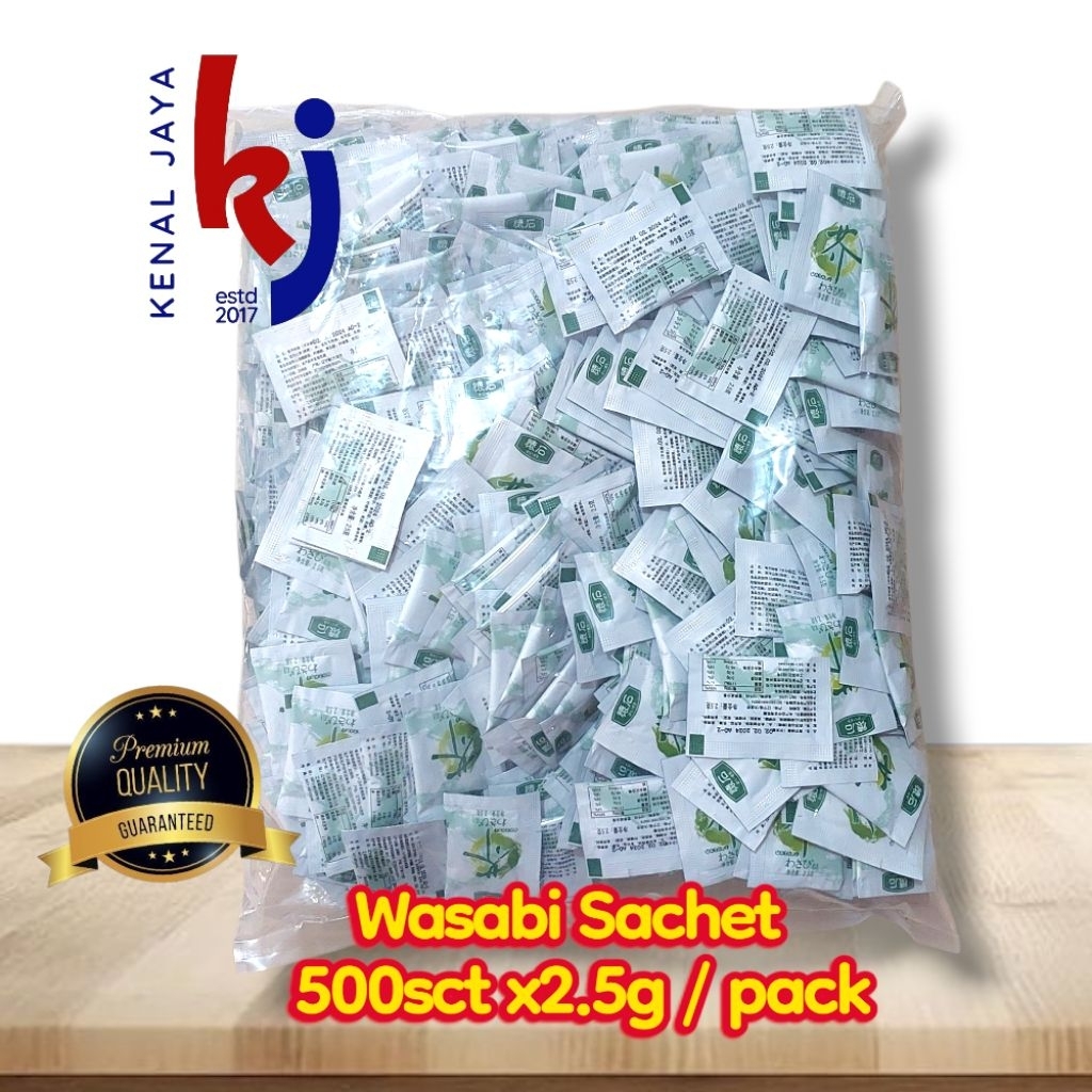 WASABI MINI SACHET 2.5G (500PC) 1.4KG