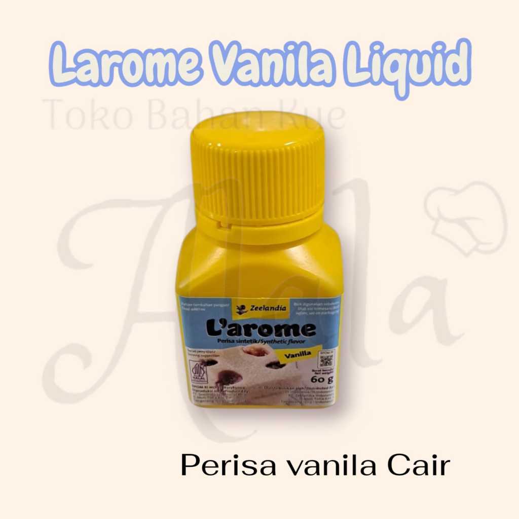 

Larome Vanila Cair /Perisa vanila cair / 60 gr