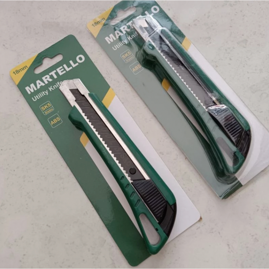 

Pisau Cutter Besar 18mm MARTELLO - SK5 Blades Utility Knife