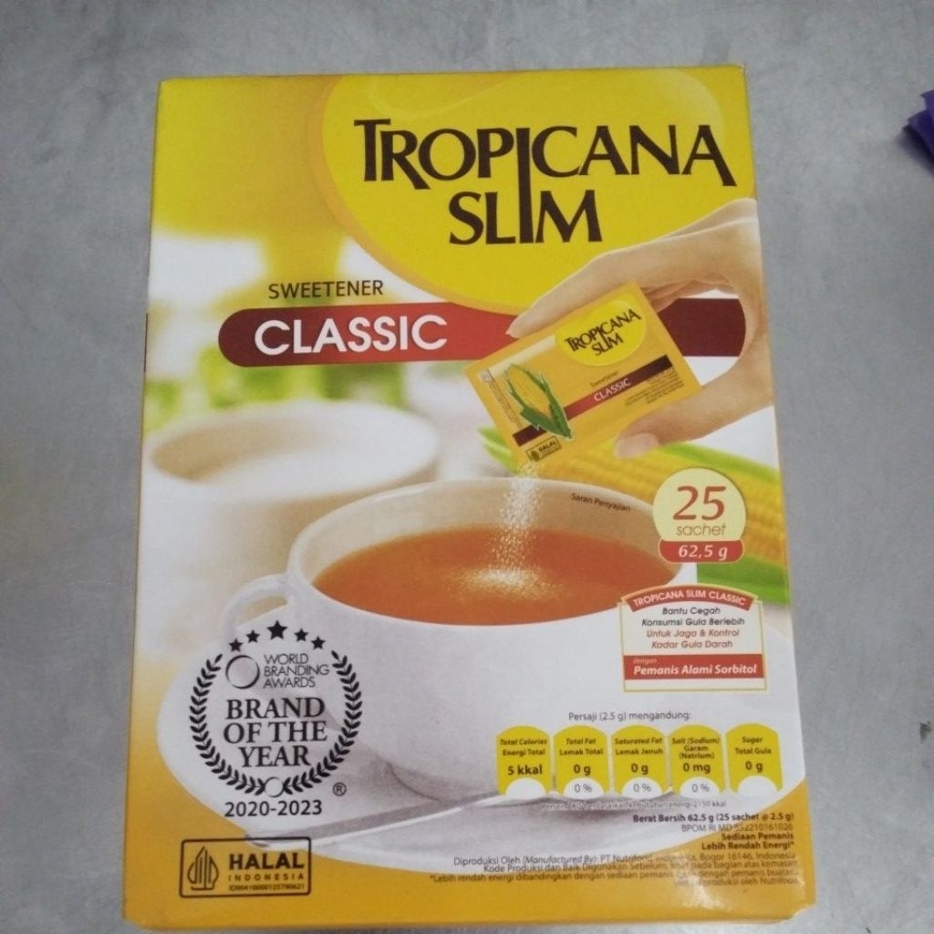 

TROPICANA SLIM SWEETENER CLASSIC