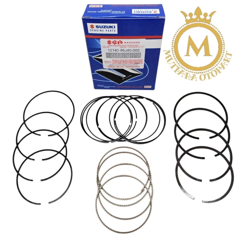 RING PISTON SET / SEHER ASLI SUZUKI ERTIGA R3 1.4 K14B 1400CC GARANSI ORI