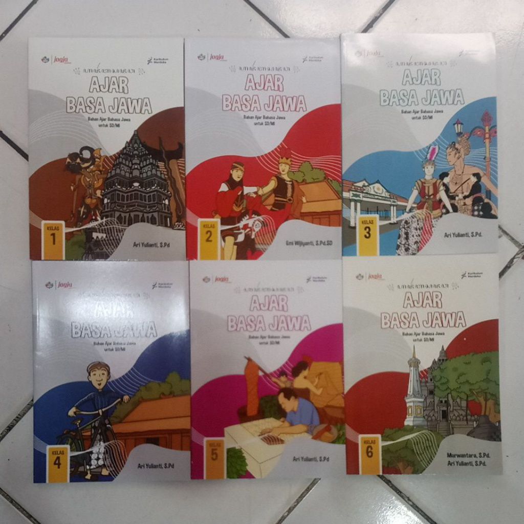 ajar basa Jawa kelas 1,2,3,4,5,6
