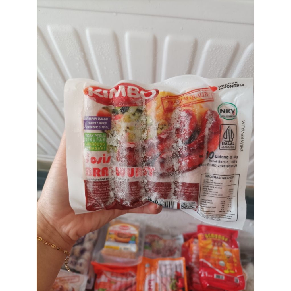 

Kimbo Sosis Bratwurst isi 10