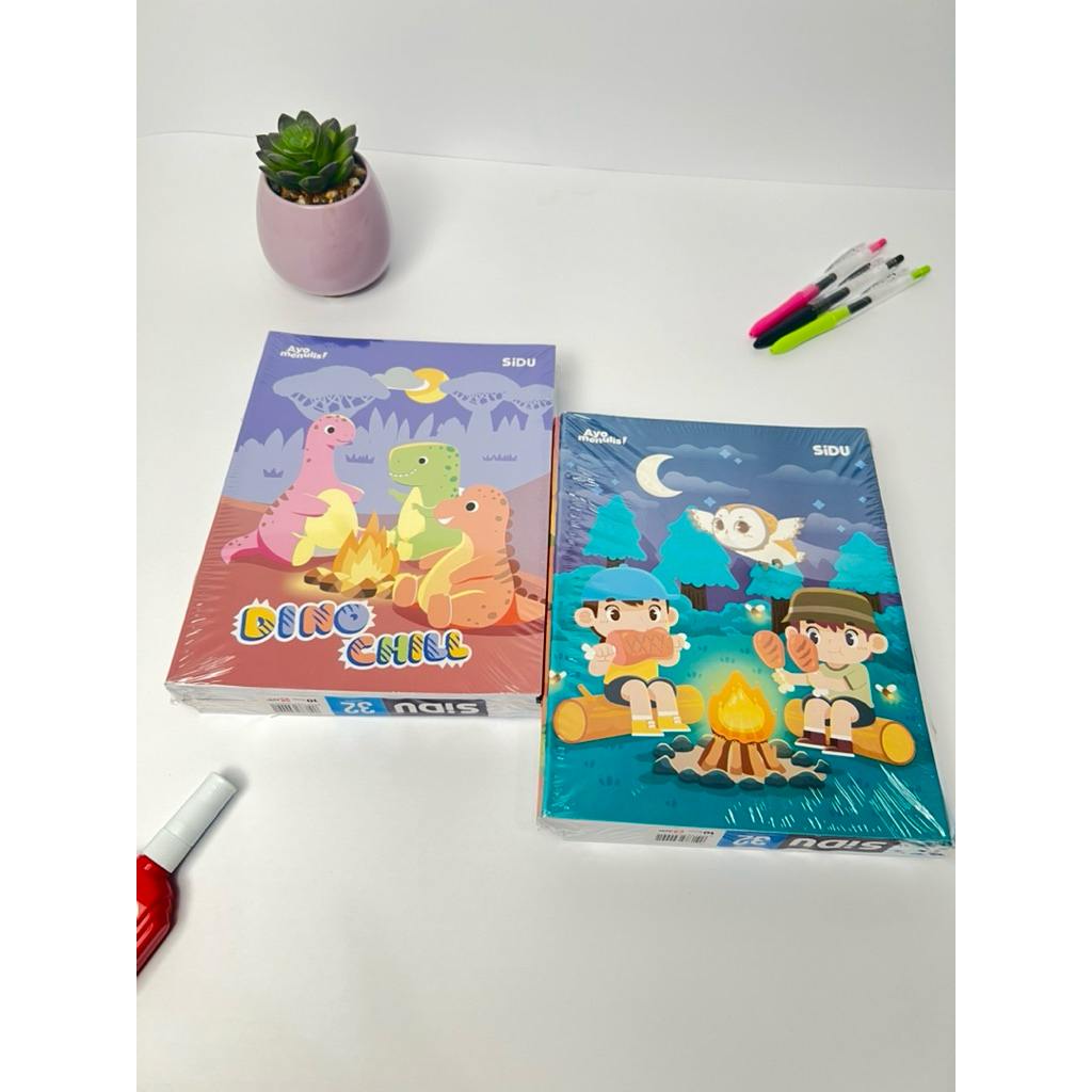 

(10 PCS) Buku Tulis Siswa Sekolah Sidu isi 32 Lembar