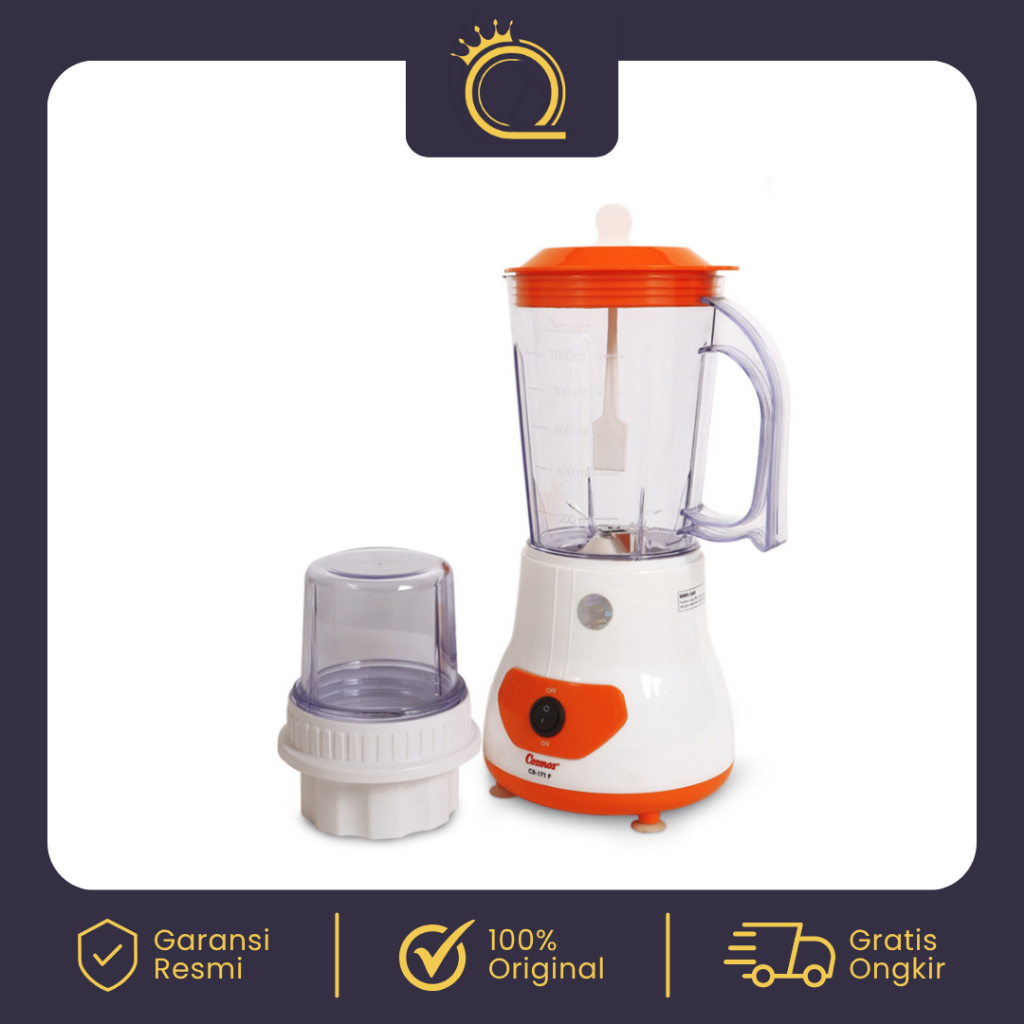 Cosmos Blender Plastik 1 Liter CB-171 P Blender Pelumat Buah Sayur dan Bumbu