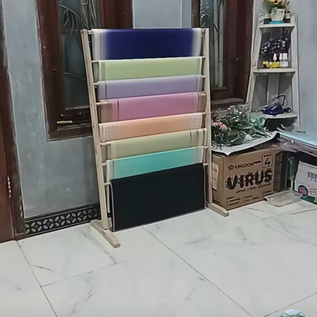 Rak susun Rak stand (berdiri) Rak hijab Rak sarung Rak Renceng Rak Renteng Kopi 8 susun 100cmX60cm