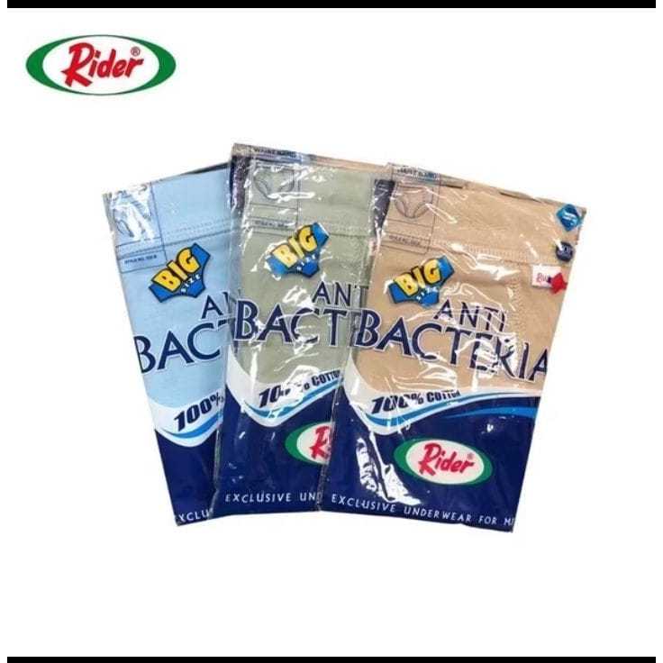 Celana Dalam Pria Ukuran Jumbo Rider Anti Bacteria Full Brief - Celana Dalam Pria R325BW Celana Dala