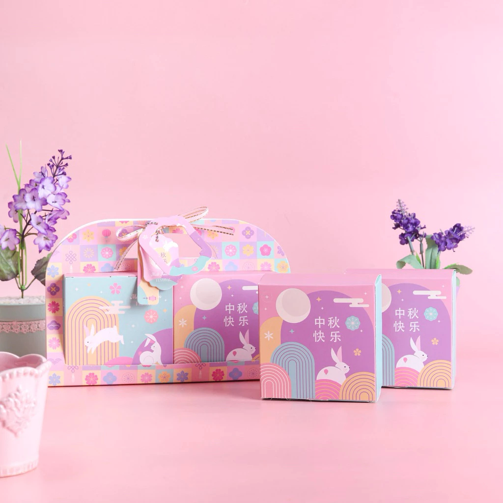 

5 Set Box Jinjing Mooncake YueLiang isi 2 Box 125 150 Gr