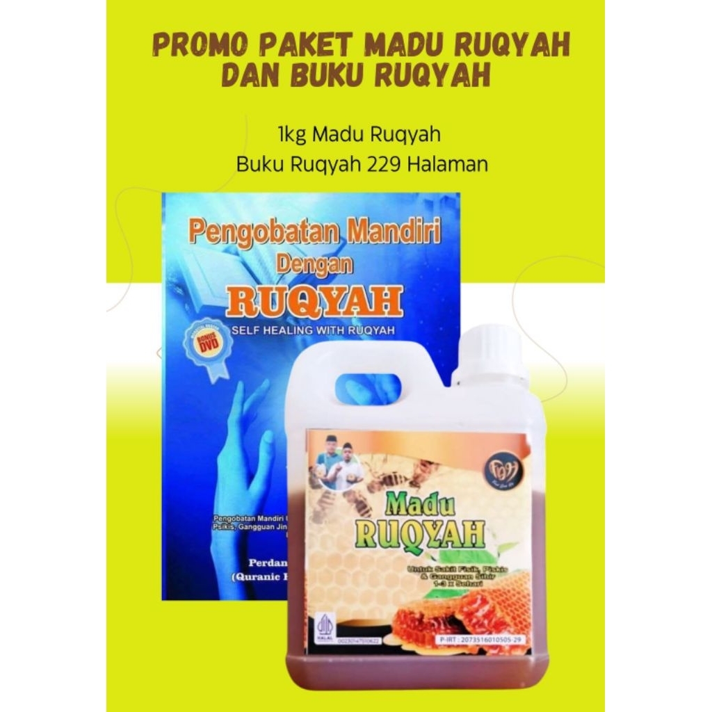 

Paket Madu Ruqyah dan Buku Ruqyah