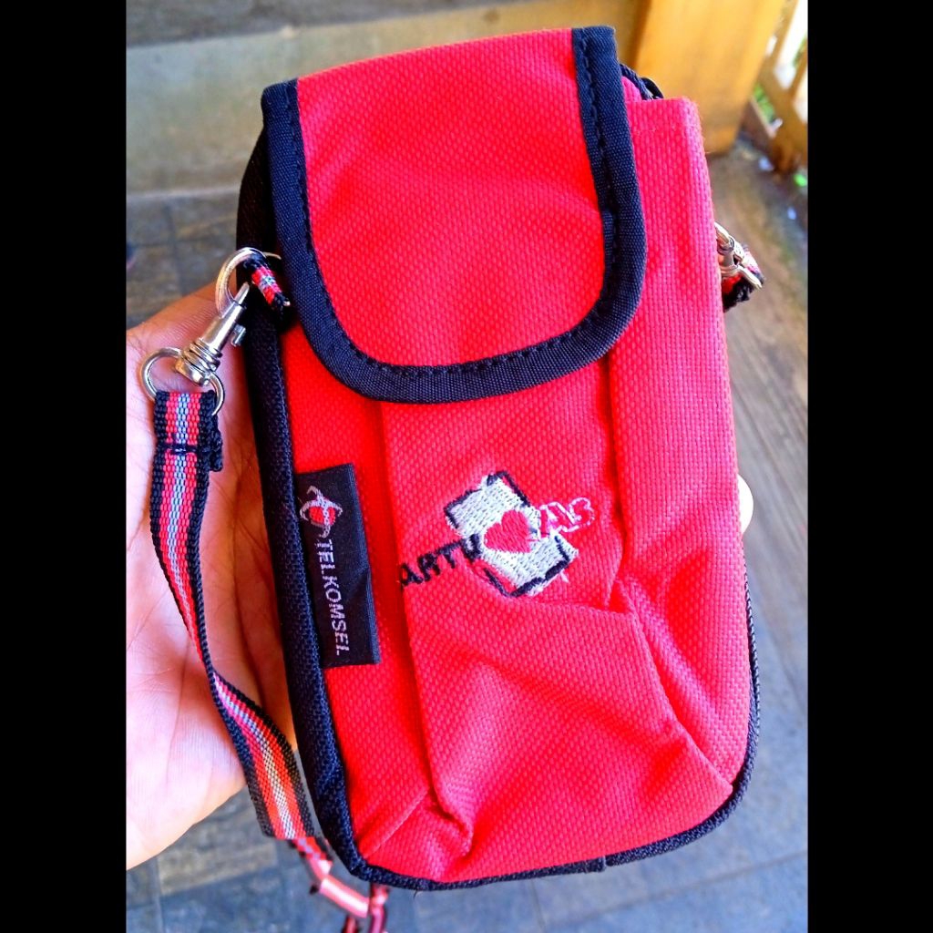 Vintage Tas HP Jadul Original Telkomsel NOS