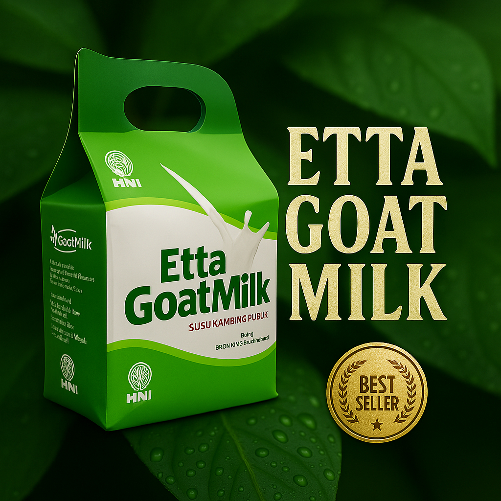 

Etta Goatmilk Susu Kambing Etawa Bubuk Murni untuk Anak Dewasa & Lansia