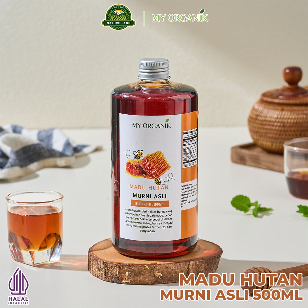 

My Organik Madu Hutan Kalimantan Natural Raw Honey 100% Asli Original 500ml