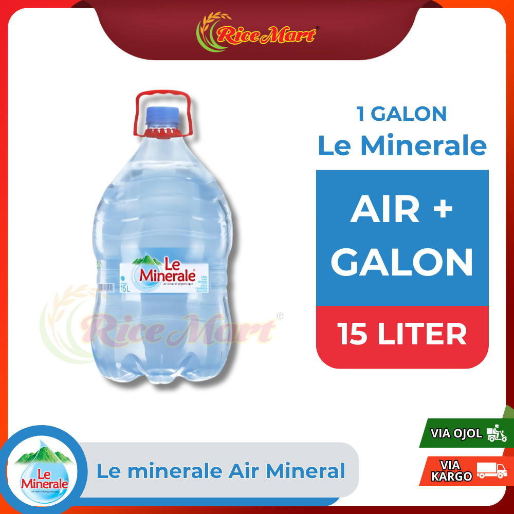 

Le Minerale Air Mineral 15 Liter + Galon