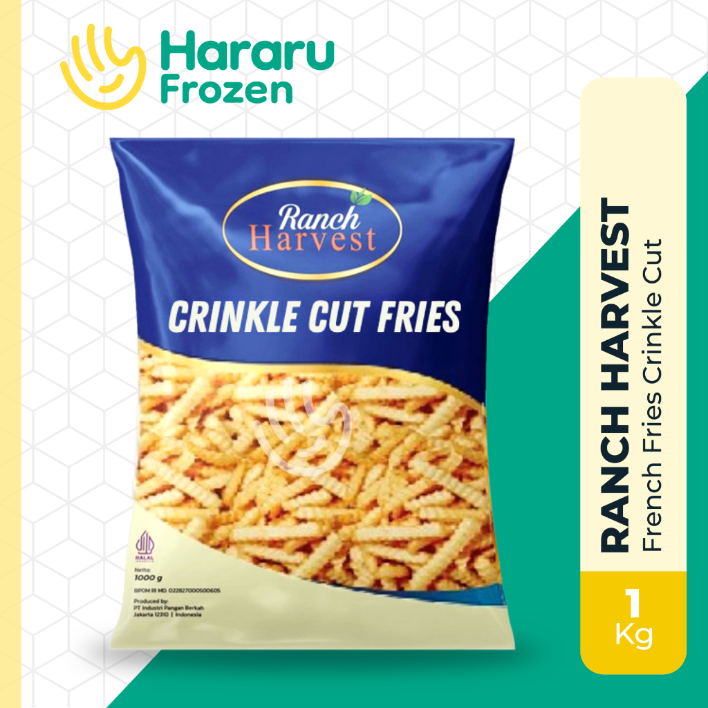 

Ranch Harvest Kentang Goreng French Fries Crinkle Cut 1Kg