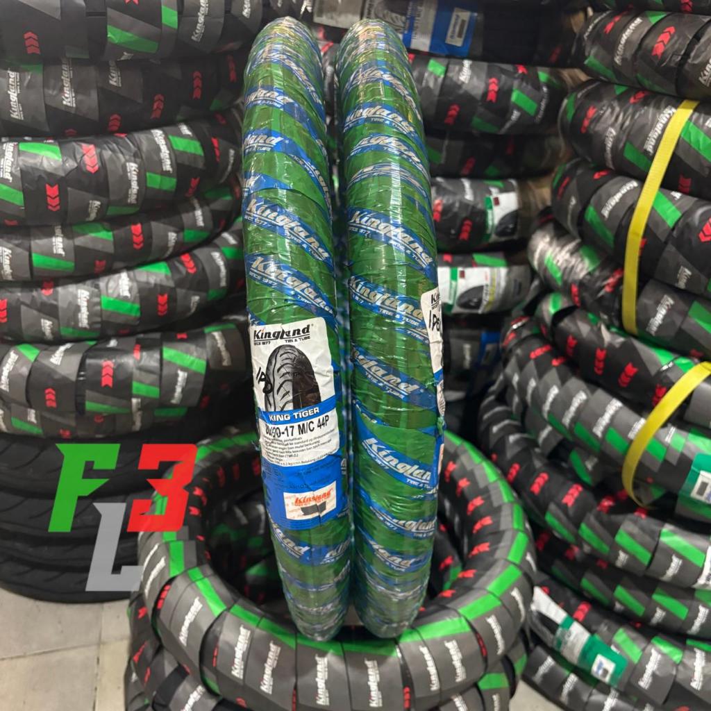 BAN LUAR KINGLAND KING TIGER 80/90 RING 17 NON TUBELESS