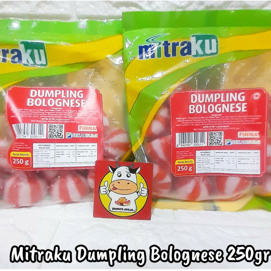 

MITRAKU DUMPLING BOLOGNESE 250GR - FROZEN FOOD - BRONTZ JOGJA