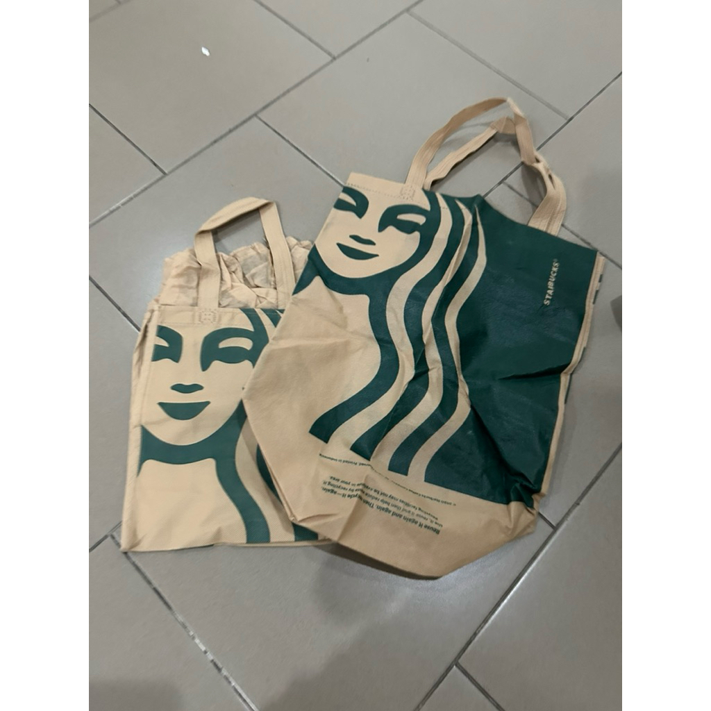 

Tas Starbucks/Touslejours/Beardpapa/Holland/oldchangkee/wingheng/tawan spunbound