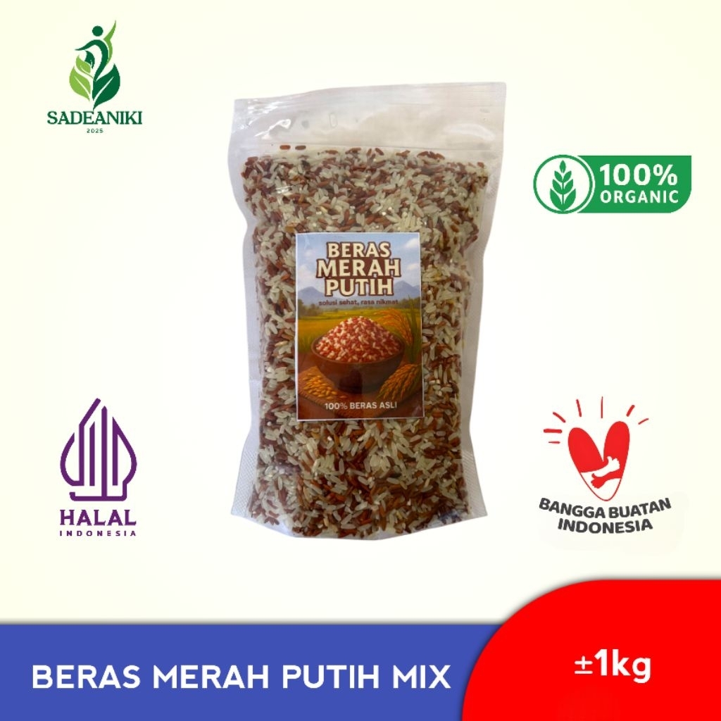 

Beras Campur Merah Putih Organik 1 kg | Makanan Sehat | Diet & Diabetes