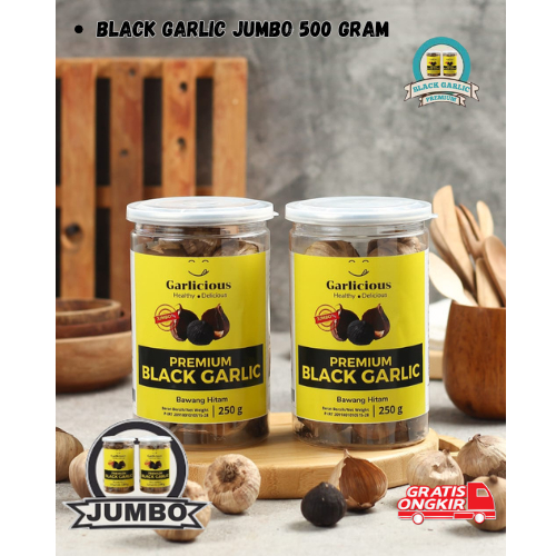 

Garlicious Black Garlic Bawang Hitam Jumbo Premium 500gr