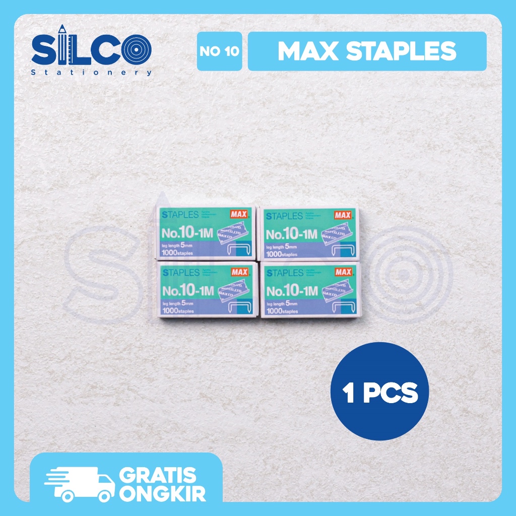 

Staples MAX No.10-1M Kecil / Isi Stapler [PCS]