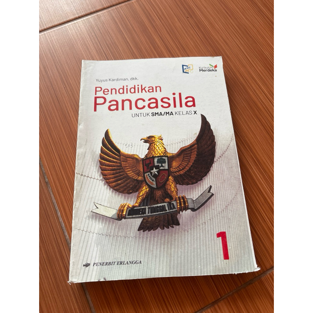 PKN kelas 10/Pendidikan Pancasila untuk sma/MA kelas X erlangga kurikulum merdeka kelas 10
