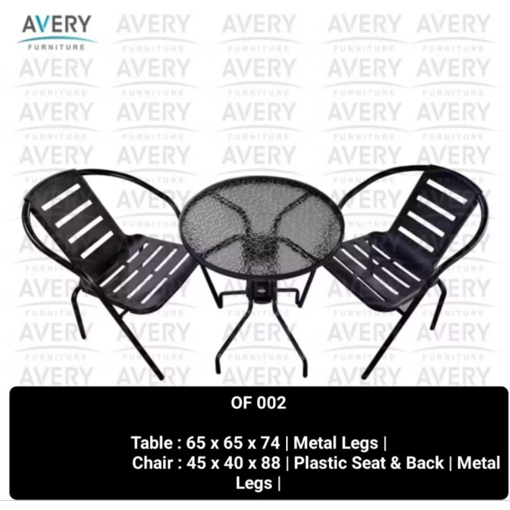 kursi teras besi avery dan importa